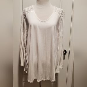 NWT Old Navy lace tee